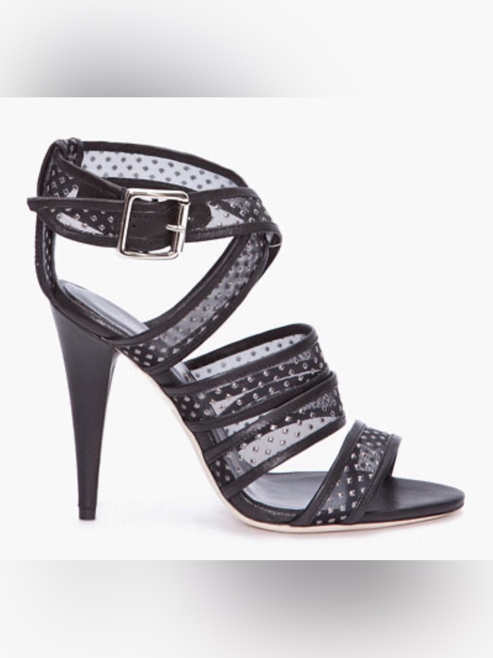 LOEFFLER RANDALL Paige Strappy Stiletto Heels. Size 7.5 B